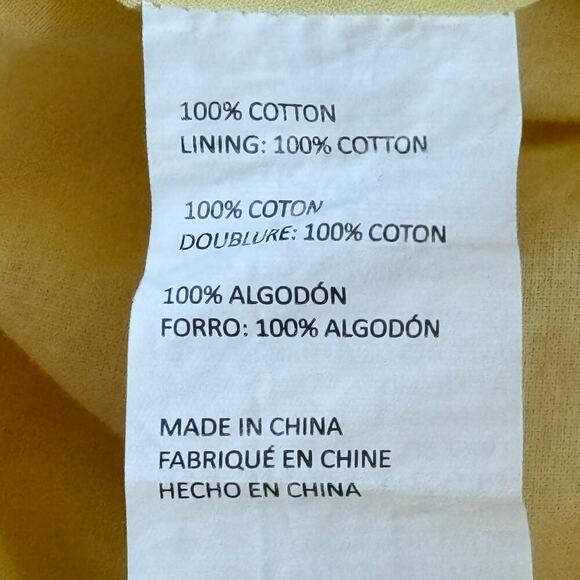 Derek Lam 10 Crosby 100% Cotton Yellow Orange Striped Shirt Dress Sz FR 48 US 12 - Picture 9 of 10